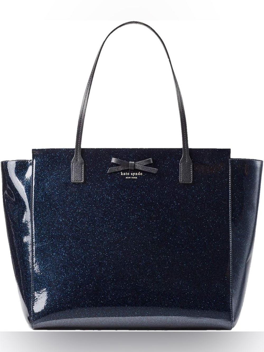 kate spade New York Mavis Street Taden Vinyl Glitter Tote Handbag